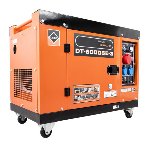 Dieslový generátor CROSSFER 5,5 kW 230 V + 400 V s elektrickým startem