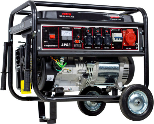 Benzínový generátor CRROSFER 5,5 KW 230 V + 400 V bez elektrického startu (100000728)